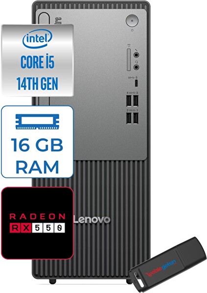 Lenovo Thinkcentre Neo 50T G5 I5 14400 16 GB 256 GB SSD 23.8