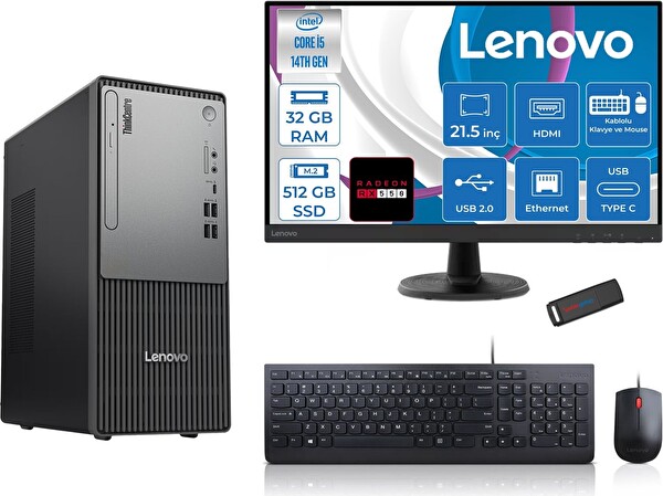 Lenovo Thinkcentre Neo 50T G5 I5 14400 32 GB 512 GB SSD 21.5