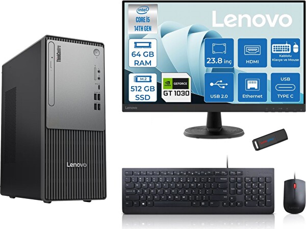 Lenovo Thinkcentre Neo 50T G5 i5-14400 64 GB 512 GB SSD 23.8