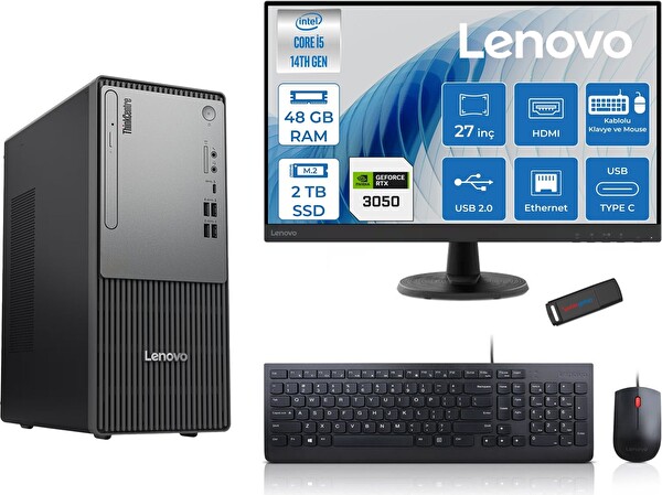 Lenovo Thinkcentre Neo 50T G5 I5 14400 48 GB 2 TB SSD 27