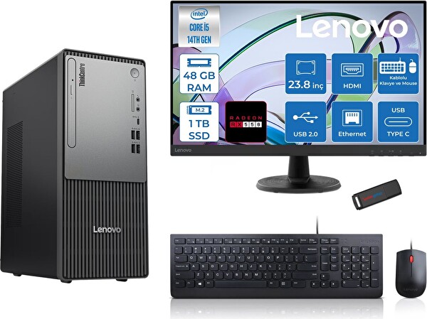 Lenovo Thinkcentre Neo 50T G5 I5 14400 48 GB 1 TB SSD 23.8