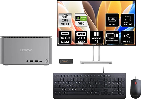Lenovo TC Neo Ultra i9 14900 96 GB 2 TB SSD RTX4060 - 8 GB 27