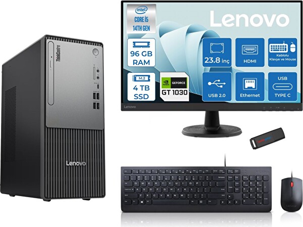 Lenovo Thinkcentre Neo 50T G5 I5 14400 96 GB 4 TB SSD 23.8