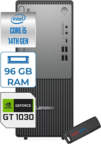 Lenovo Thinkcentre Neo 50T G5 I5 14400 96 GB 4 TB SSD 21.5