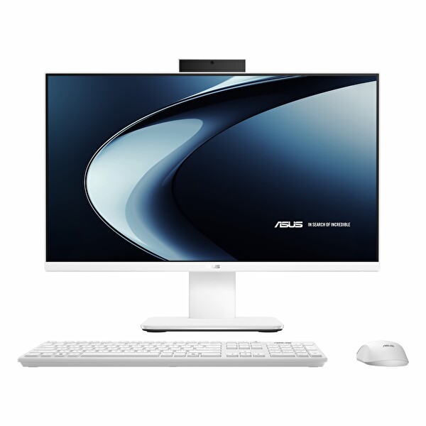 Asus V440VAK-C716512W0D CORE 7 240H 16GB DDR5 512GB Nvme SSD 23.8'' IPS FHD Freedos Beyaz Kablosuz Mouse-Klavye Beyaz All In One