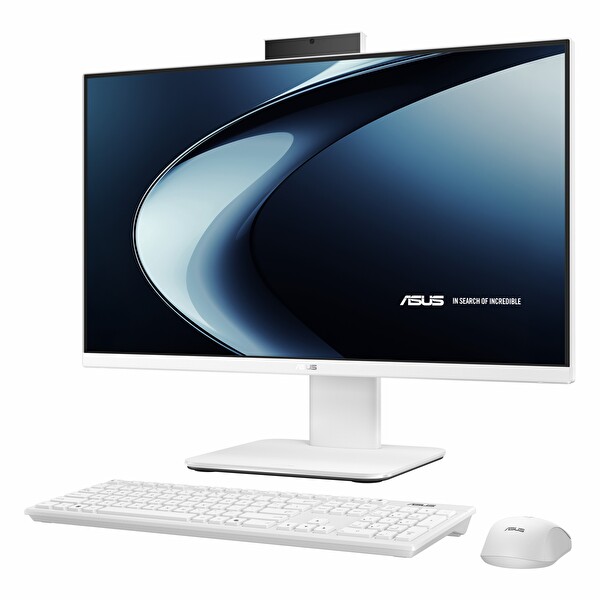 Asus V440VAK-C716512W0D CORE 7 240H 16GB DDR5 512GB Nvme SSD 23.8'' IPS FHD Freedos Beyaz Kablosuz Mouse-Klavye Beyaz All In One