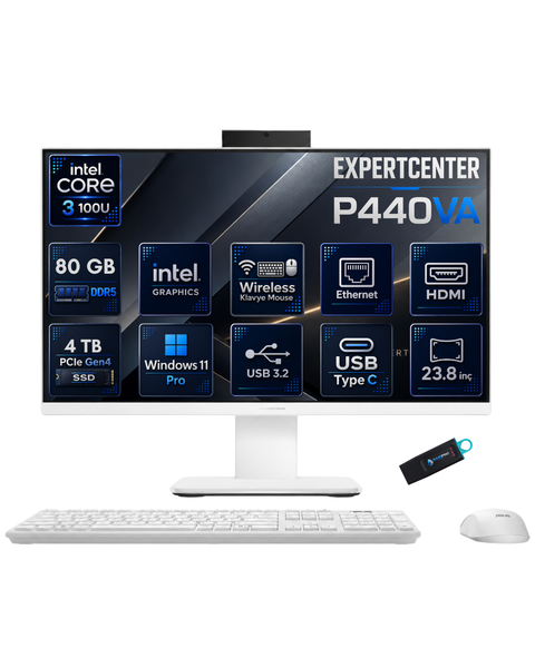 Asus ExpertCenter P440VA Intel Core 3 100U 27