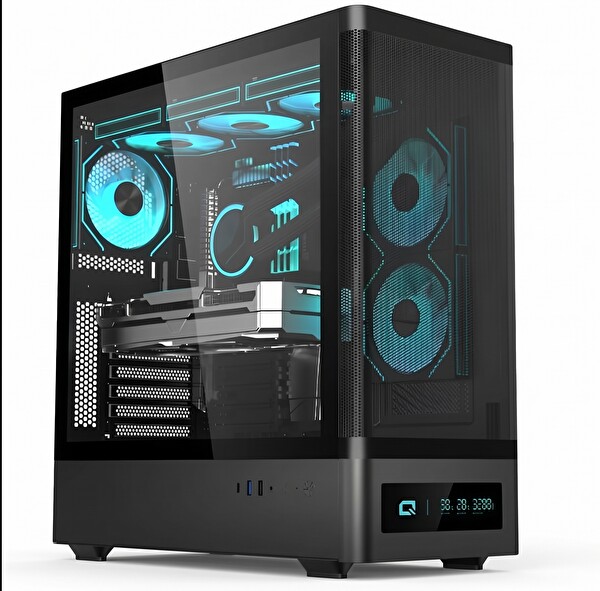 Quantum Raxius Driver Hyper i5-14400F 16GB 500SSD RTX5060 W11P Gaming Masaüstü Bilgisayar