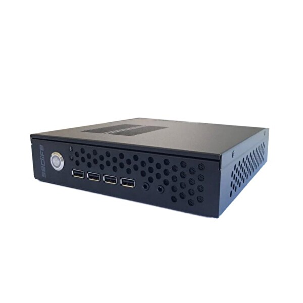 Seclife MP-515 i5-10400T 8 GB RAM 256 GB SSD FreeDOS Mini Masaüstü Bilgisayar Siyah