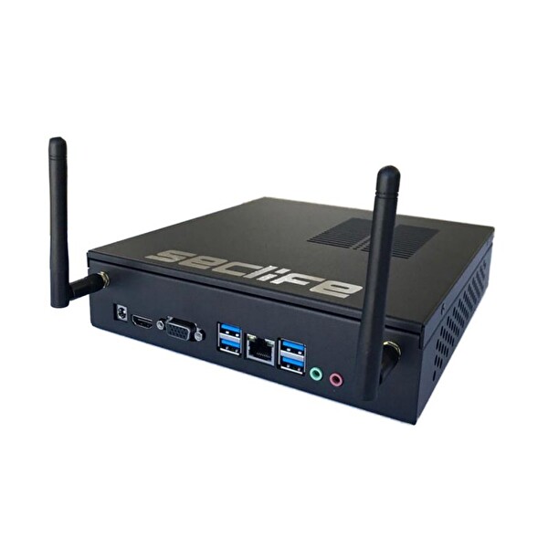 Seclife MP-515 i5-10400T 8 GB RAM 256 GB SSD FreeDOS Mini Masaüstü Bilgisayar Siyah