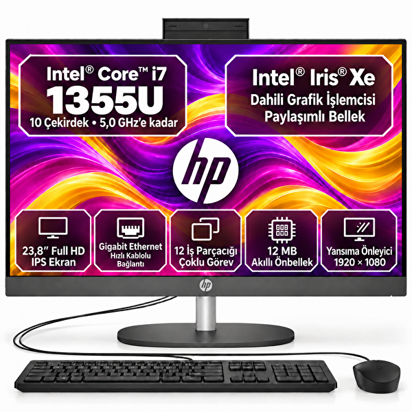 HP ProOne 240 G10 8T2W8ES S8 Intel Core i7-1355U 23.8