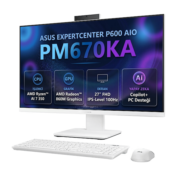 Asus ExpertCenter P600 Ryzen AI 7 350 27