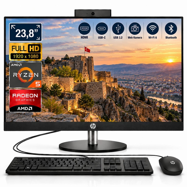 HP ProOne 245 G10 Ryzen 5 7520U 23.8