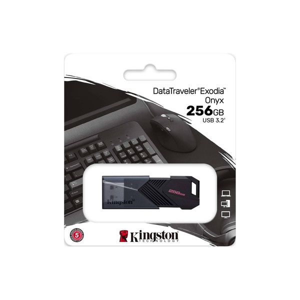 Kingston Datatraveler Exodia DTXON/256GB 256 GB 3.2 USB Bellek