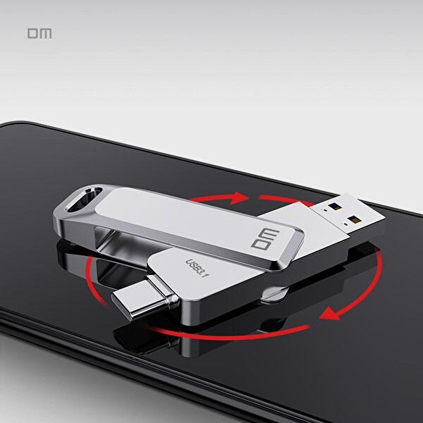 DM PD168 Metal USB 3.1 Type C 64 GB Flash Bellek