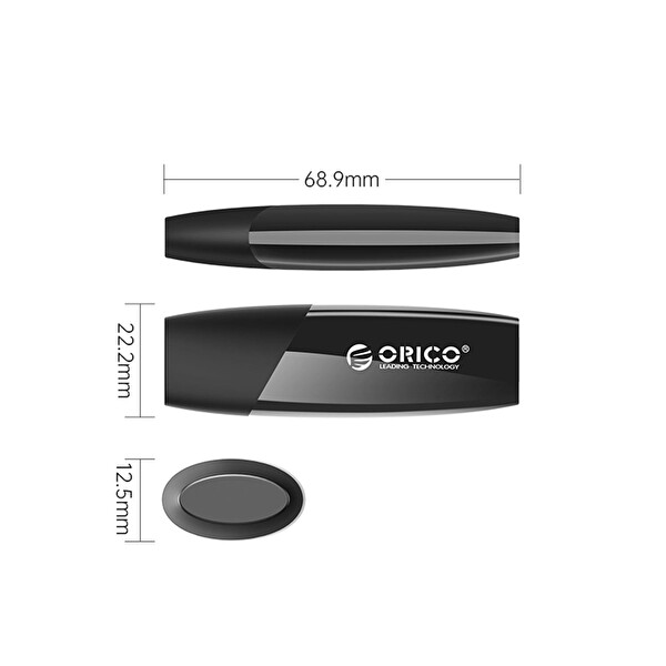 Orico Type-C USB3.2 Gen1 USB-C 32 GB Siyah Flash Bellek