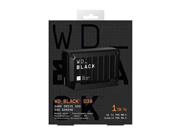 WD Black D30 1 TB WDBATL0010BBK-WESN Game Drive USB 3.2