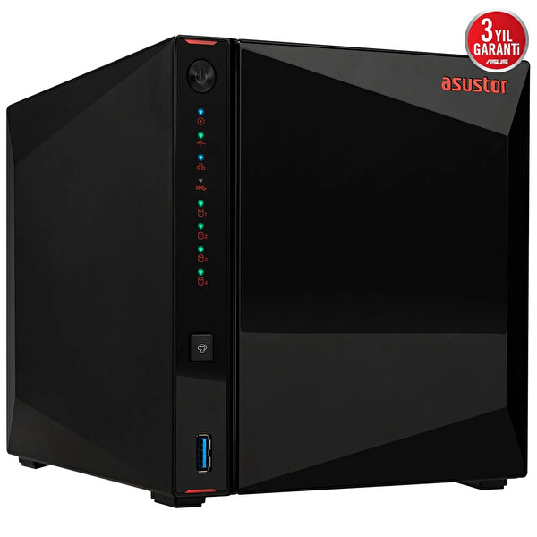 Asustor Nimbustor 4 Gen 2 AS5404T Intel N5105 4 GB RAM NAS Depolama Cihazı