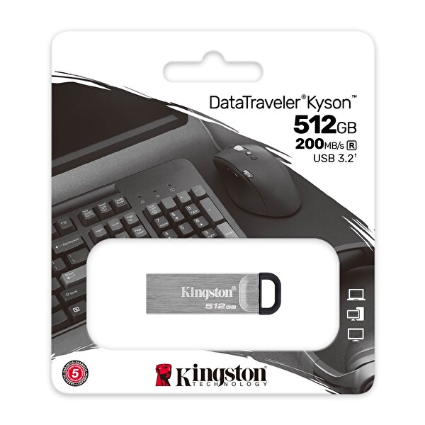 Kingston 512GB USB3.2 DTKN/512GB Metal 200MB/s Kyson