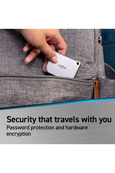 Crucial X9 Pro 4TB Taşınabilir SSD CT4000X9PROSSD9