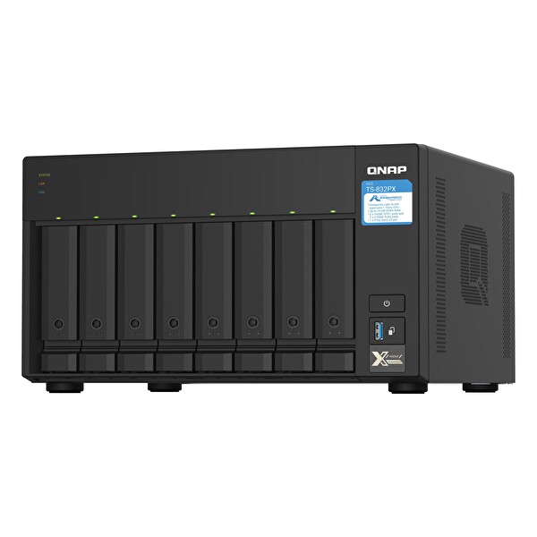 Qnap TS-832PX (8x24 TB Desteği) RAID (0-1-5-6-10-50-60) NAS Depolama Ünitesi