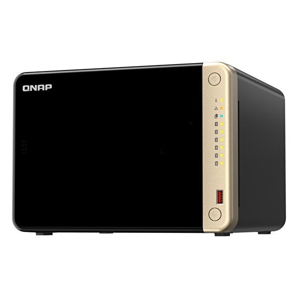 Qnap TS-664 (6x24 TB Desteği) RAID (0-1-5-6-10-50) NAS Depolama Ünitesi