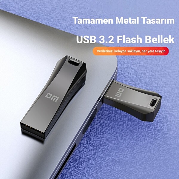 DM PD236 Metal USB 3.2 Gen 1 32 GB Hızlı USB Flash Bellek