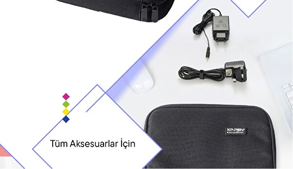 XP-Pen Aksesuar ve Kablo Çantası