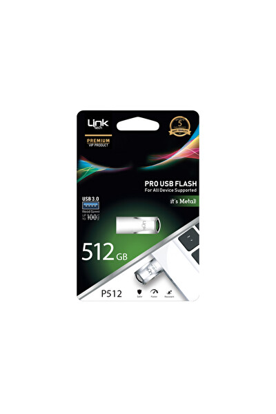 Linktech P512 Pro Premium 100mb/s 512 GB USB 3.0 Flash Bellek