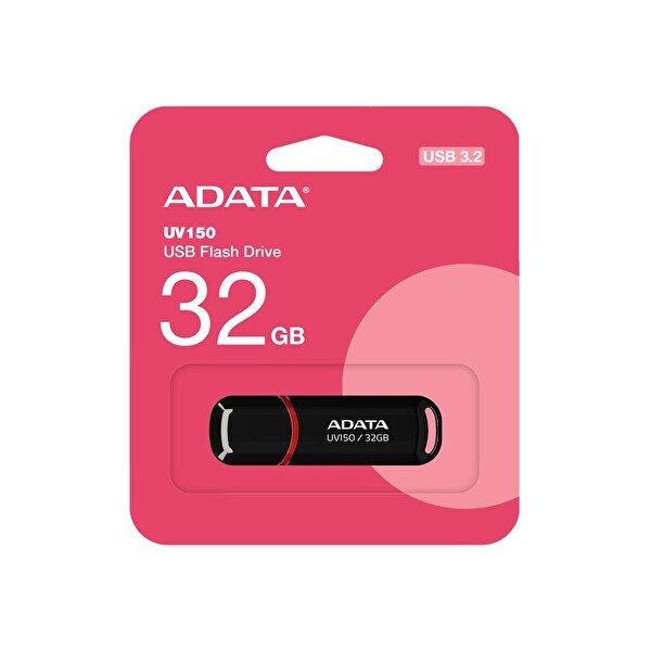 Adata UV150 32 GB USB3.2 Gen1 Black Flash Bellek