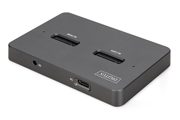 Digitus M.2 NVMe + SATA SSD Docking Station - USB-C SD Express 10GBPS Hız 2’si 1 Arada SSD Yerleştirme İstasyonu