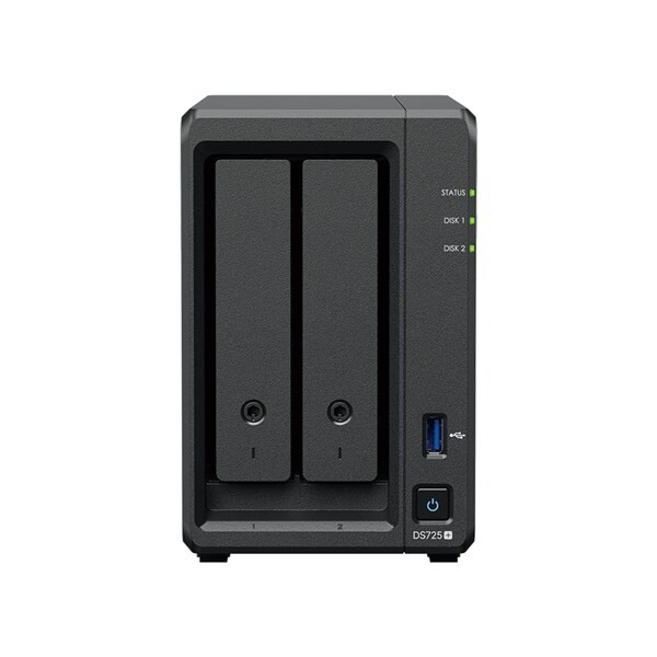 Synology DS725 PLUS RYZEN 1600 4 GB RAM 2 Diskli Nas Server (Disksiz)
