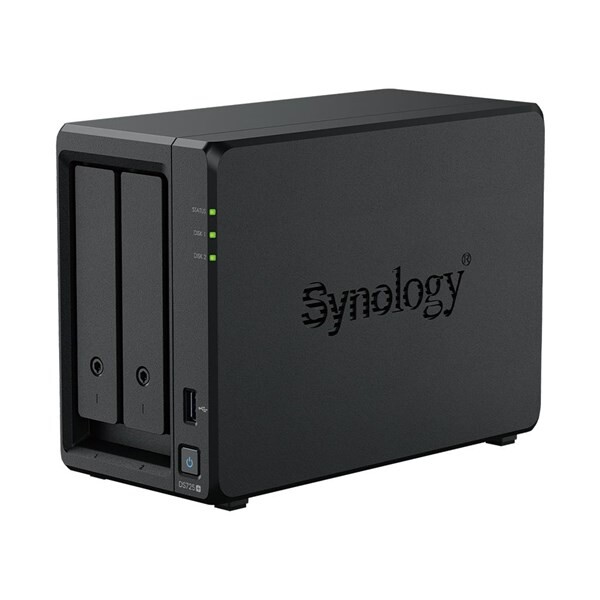 Synology DS725 PLUS RYZEN 1600 4 GB RAM 2 Diskli Nas Server (Disksiz)