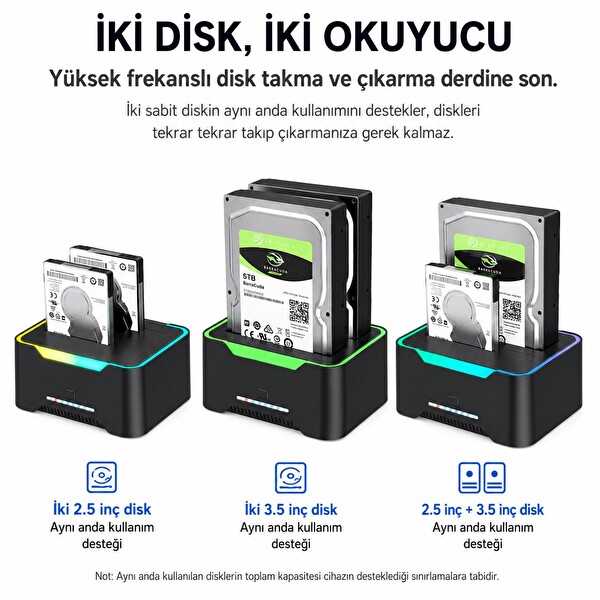 Hadron HDX1790 USB 3.0 HDD SSD 2.5-3.5