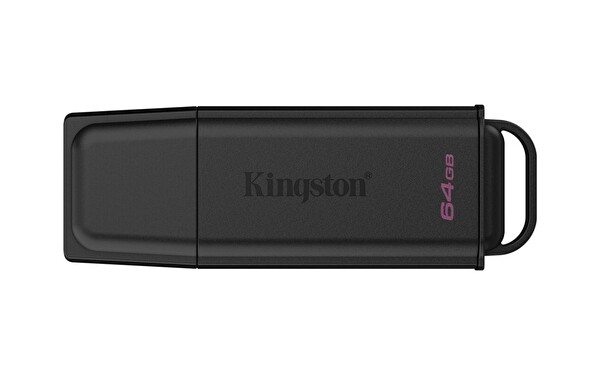Kingston DTXG2-64GB 64GB Portable USB 3.2 Gen 1 DataTraveler Exodia Black Flash Bellek