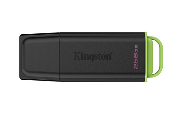 Kingston DTXG2-256GB 256GB Portable USB 3.2 Gen 1 DataTraveler Exodia Black-Green Flash Bellek