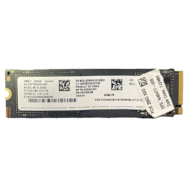 Samsung PM9C1 256GB 22x80 M.2 NVMe SSD