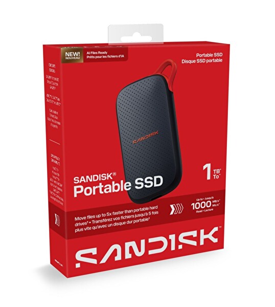 Sandisk SDSSDE31-1T00-G25 Portable 1 TB 1000 MB/s V3 Taşınabilir SSD