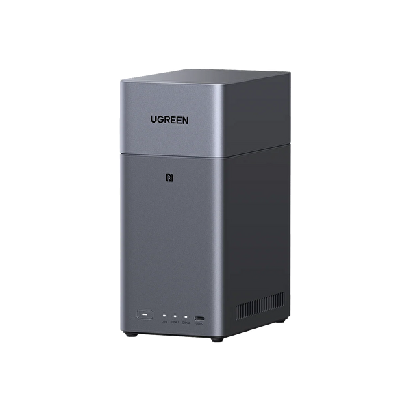 Ugreen 95678 DH2300 NASync Rockchip A72+A53 8 Çekirdekli CPU 4GB LPDDR4X 2 Yuvalı SATA NAS Depolama Ünitesi