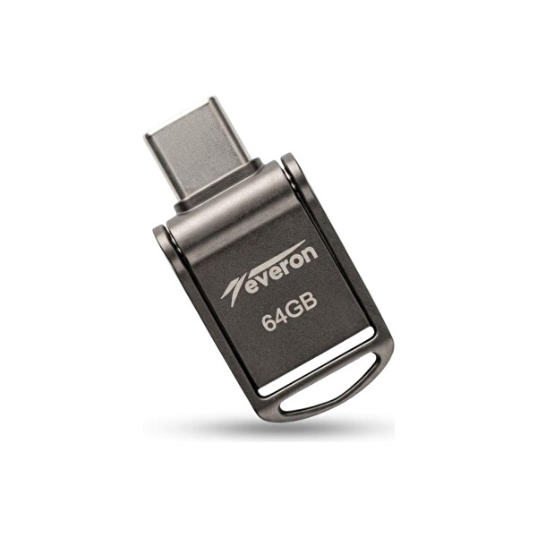 Everon EVR-OTG-64 64 GB TypeC USB OTG 3.0 Metal Flash Bellek