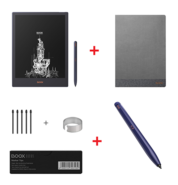 Onyx Boox Note Air 5 E-Kitap Okuyucu + Kılıf + Pen 2 Pro Silgili Kalem + 5'li Yedek Kalem Ucu