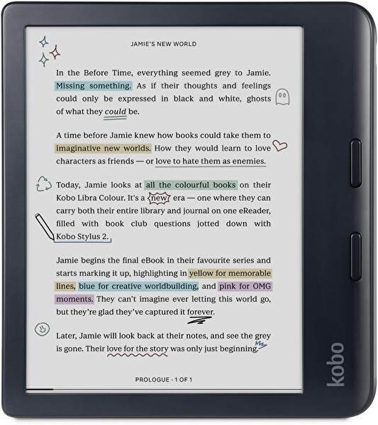 Kobo
										Kobo Libra Colour 7" 32 GB Siyah E-Kitap Okuyucu