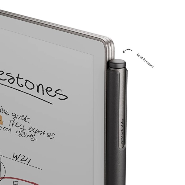 Remarkable Paper Pro - Marker Plus Kalem - Premium Deri Kahverengi Kılıf 11.8