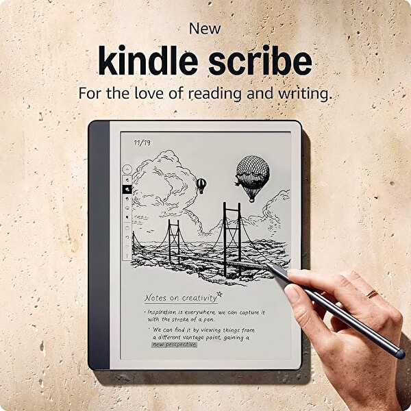 Amazon Kindle Scribe 2024 E-Kitap Okuyucu 32GB Premium Pen 10.2