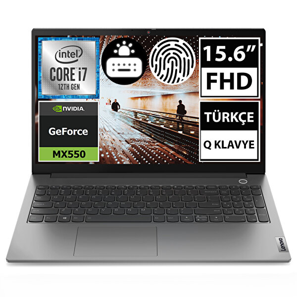 Lenovo  ThinkBook 15 21DJ00G9TX06 Intel Core i7 1255U 15.6" 40 GB RAM 512 GB SSD MX550 Full HD FreeDOS Notebook