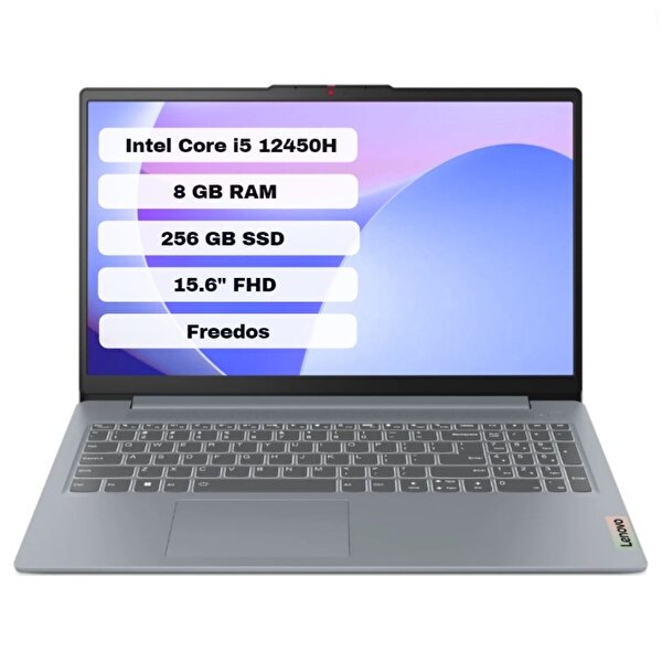 Lenovo Lenovo IdeaPad Slim 3 15IAH8 83ER0084TR Intel Core i5 12450H 15.6" 8 GB RAM 256 GB SSD FHD FreeDOS Laptop