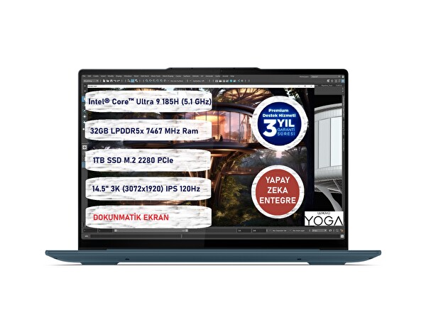 Lenovo Yoga Pro 7 14IMH9 83E2002QTR Intel Core Ultra 9 185H 14.5