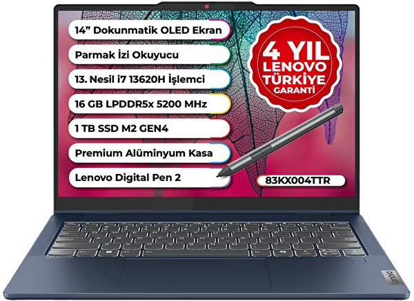 Lenovo Ideapad Slim 5 Case 2 In 1 83KX003TTR Intel Core i7 13620H 14