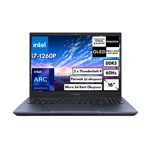 Asus ExpertBookB5 B5602CBN-I7126016512DS BTY50 i7-1260P 16