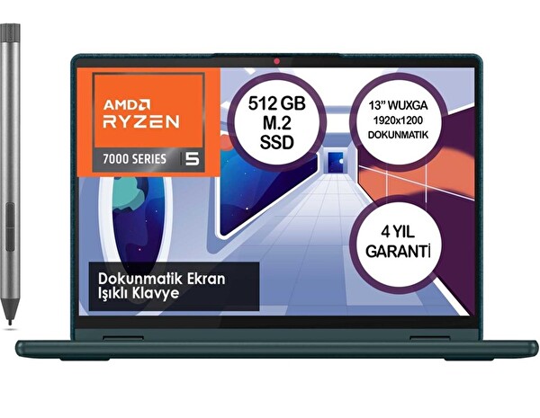 Lenovo Yoga 6 83B2009NTX AMD Ryzen 5 7530U 13.3